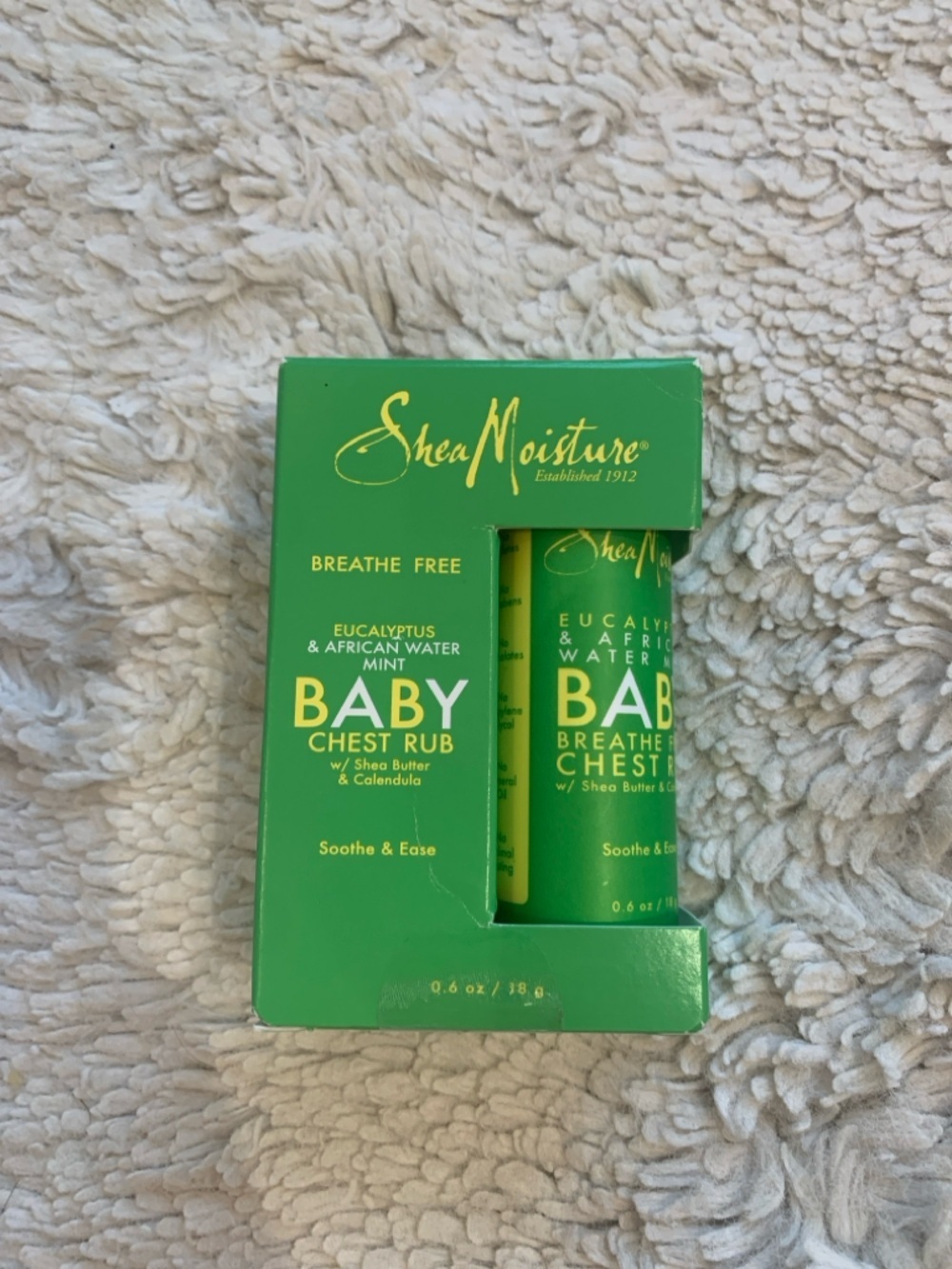SheaMoisture Baby Chest Rub - Green